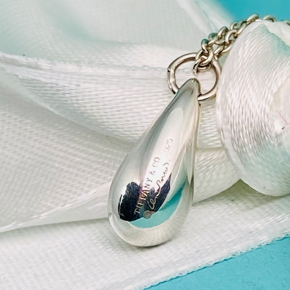 Tiffany & Co Peretti tear drop necklace box  925 - Picture 4 of 6